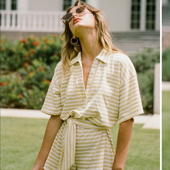 SABO comfy strip playsuit - Picture 4 of 5